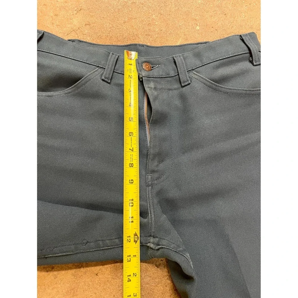 Vintage Levi's Chino Pants Mens 34x30 Teal‎ Mid Rise Bootcut Leg Western Casual